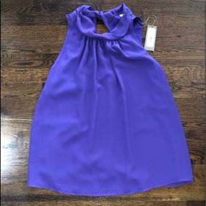 Eve Mendes Tie Neck Dressy Tank